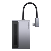 Baseus Magic Multifunctional Type-C HUB 6 Ports with a Retractable Clip Standard Edition